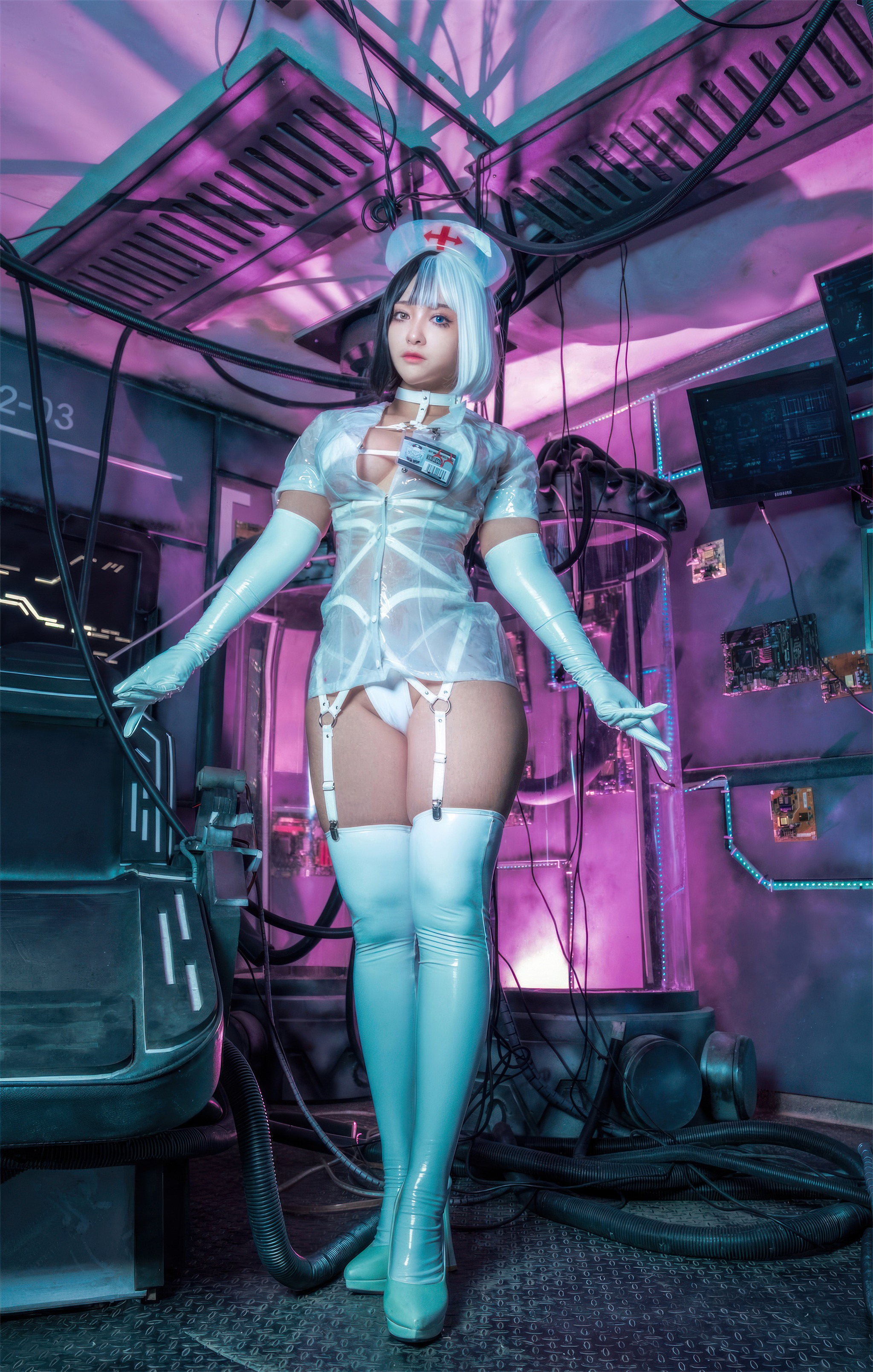 图片[1]-洛璃 LoLiSAMA – NO.054 透明护士[37P]-XikXak